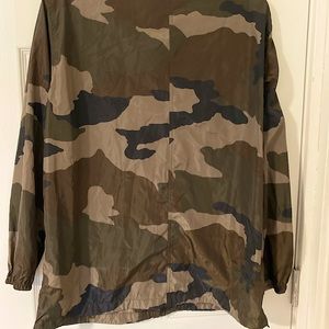 Camo Windbreaker Jacket